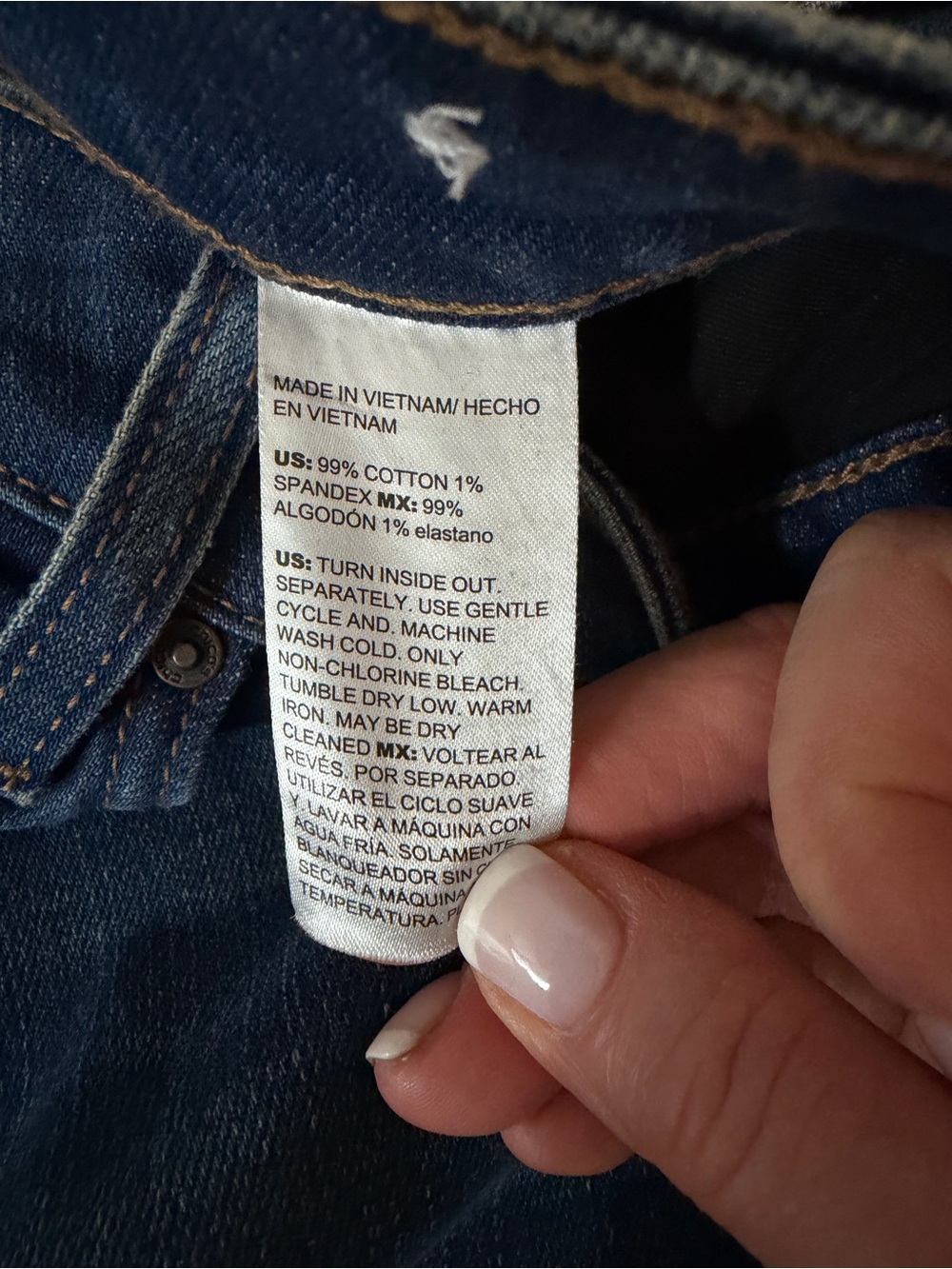 Chico’s High Rise Straight Leg Jeans Size 2  (US 14) Medium Wash Stretch Denim - Picture 5 of 5